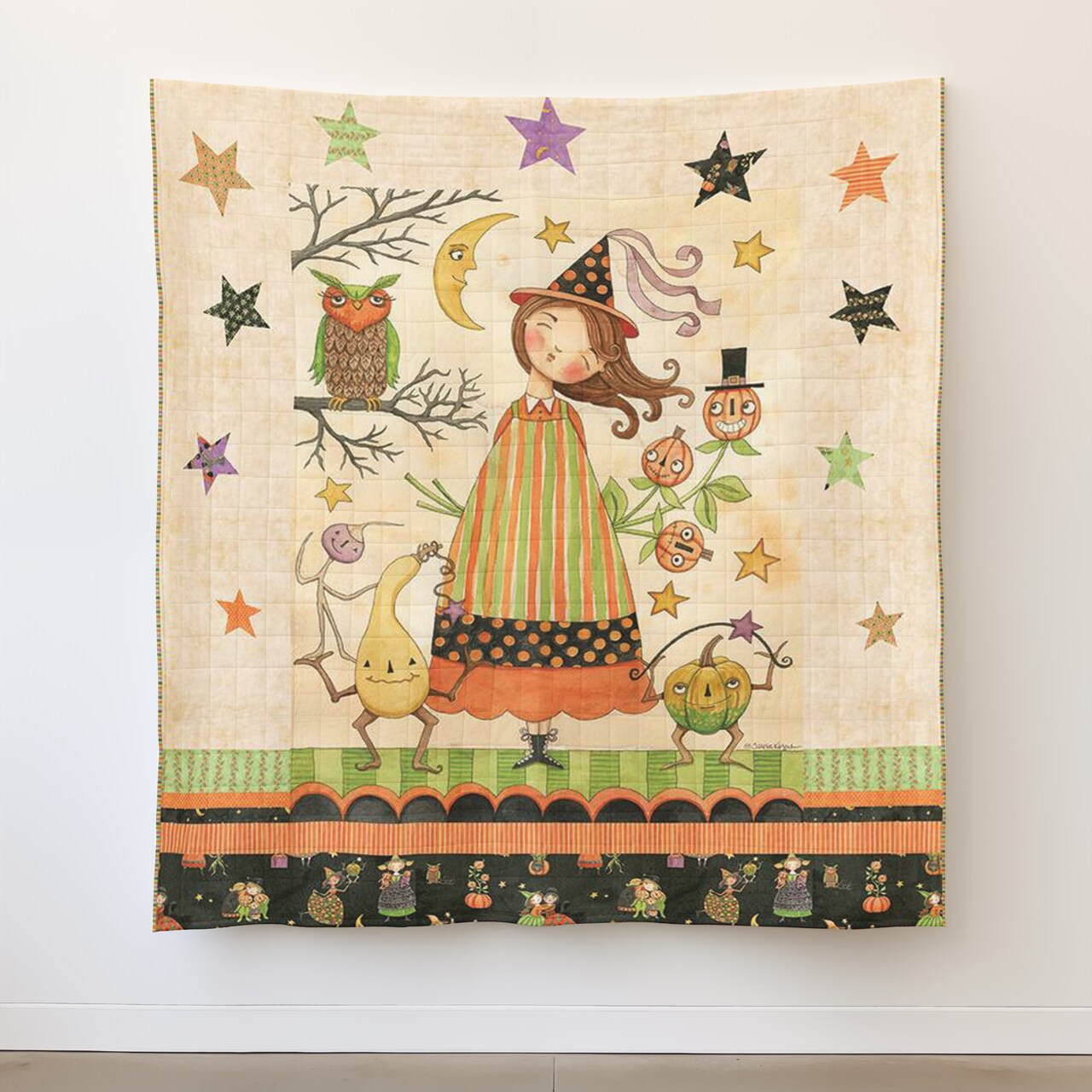 Ghoul Friends Quilt Kit (kt-16050) | Riley Blake | Sewing Kit